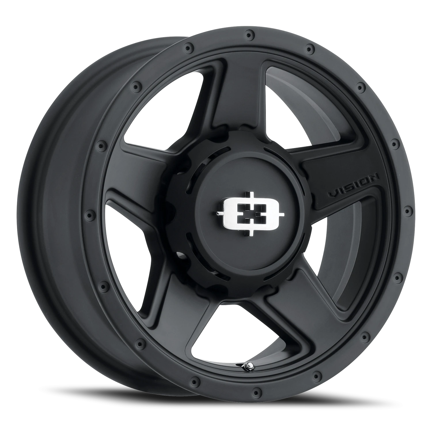 Vision Trl 15X6 Satin Black Wheel