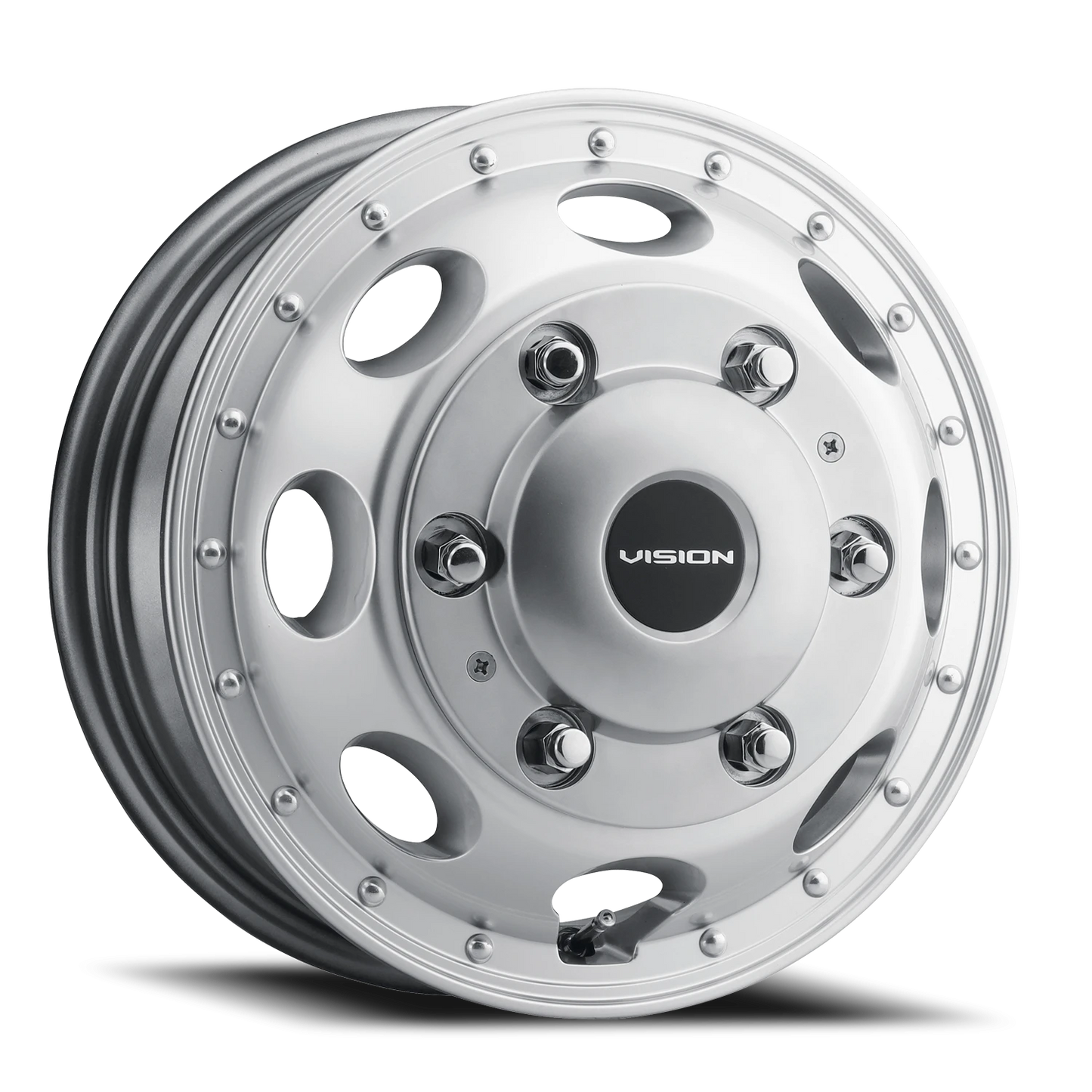 Vision Dually 16X5.5 Hyper Silver Wheel