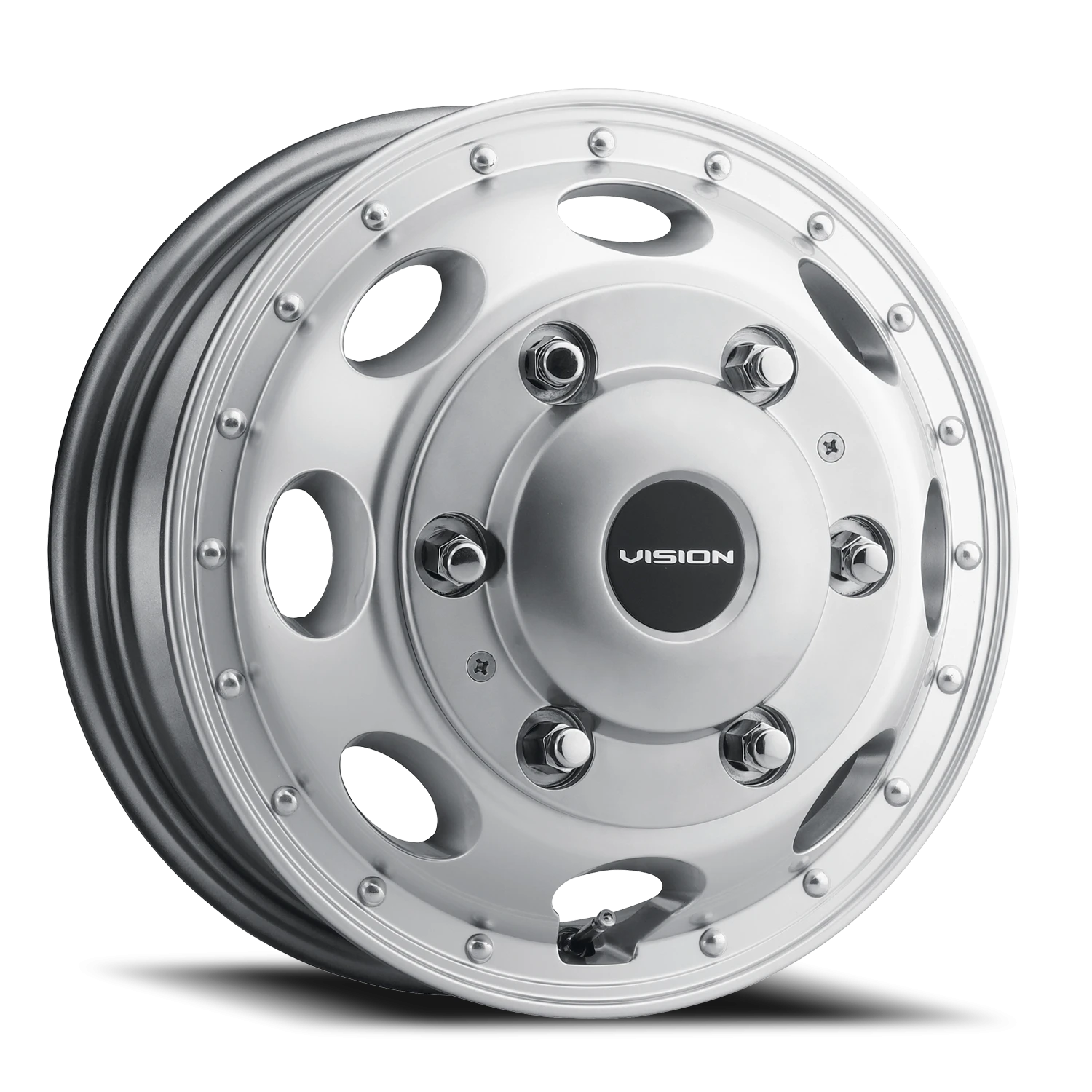 Vision Dually 16X5.5 Hyper Silver Wheel