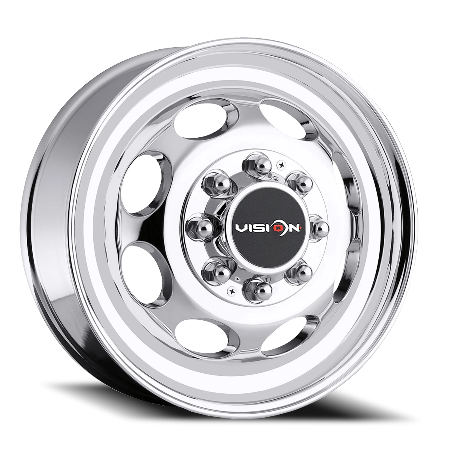 Vision Frt 19.5X6.75 Chrome Wheel