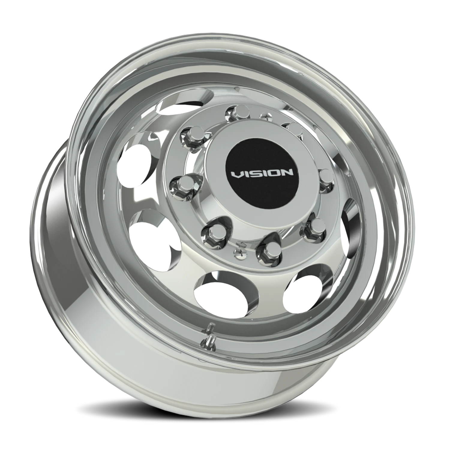 Vision Frt 19.5X6.75 Chrome Wheel