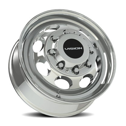 Vision Frt 19.5X6.75 Chrome Wheel
