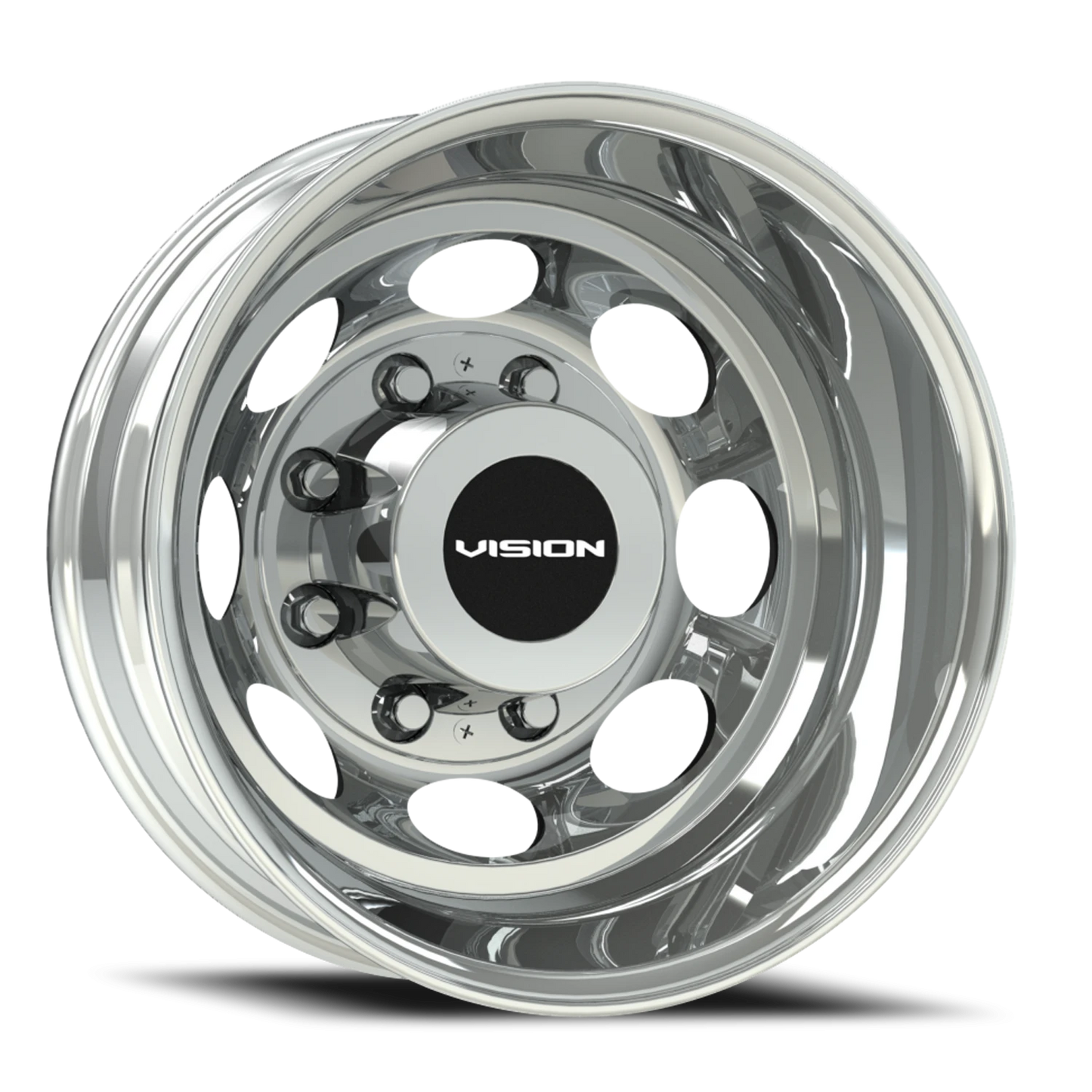 Vision Rear 19.5X6.75 Chrome Wheel