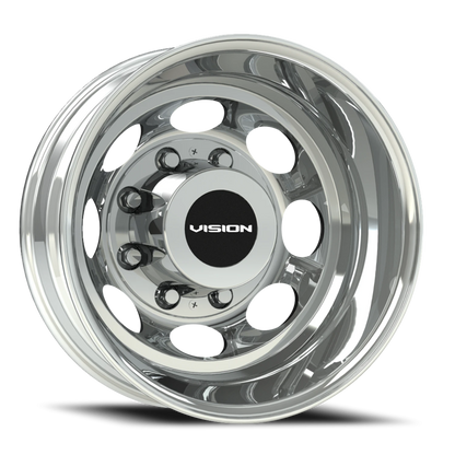 Vision Rear 19.5X6.75 Chrome Wheel