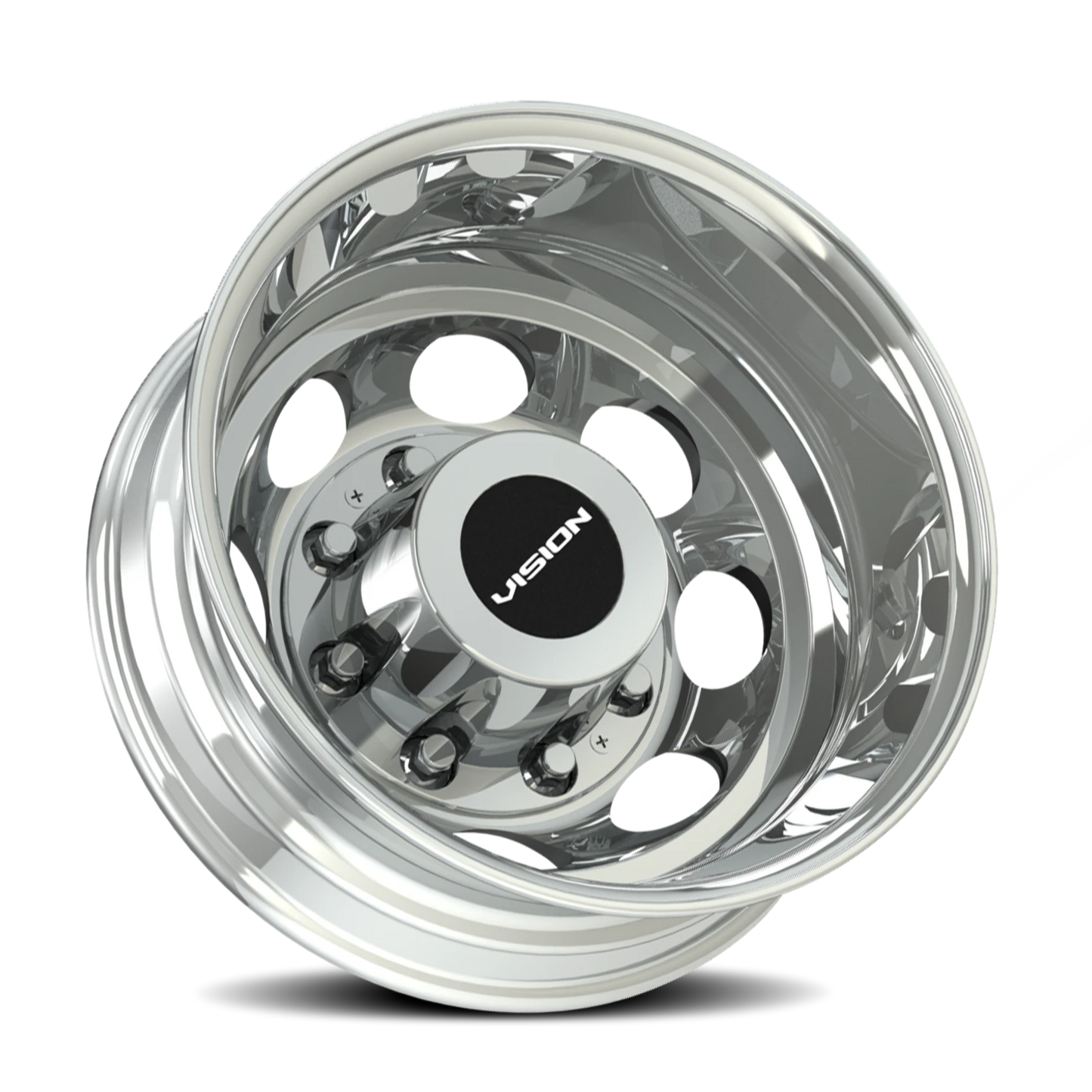 Vision Rear 19.5X6.75 Chrome Wheel