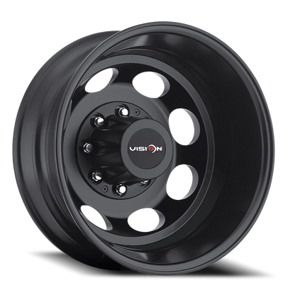 Vision Rear 19.5X6.75 Matte Black Wheel