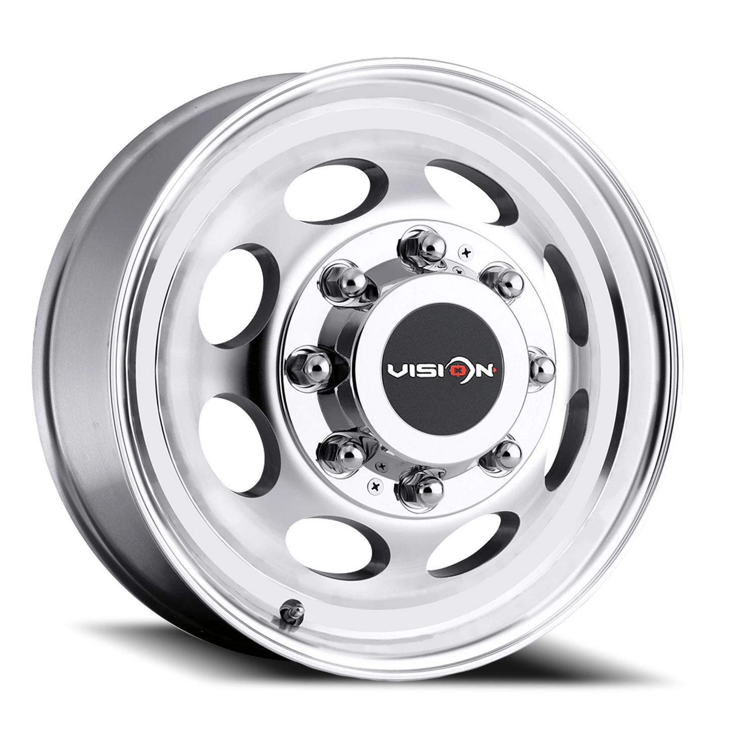 Vision Frt 19.5X6.75 Machined Wheel