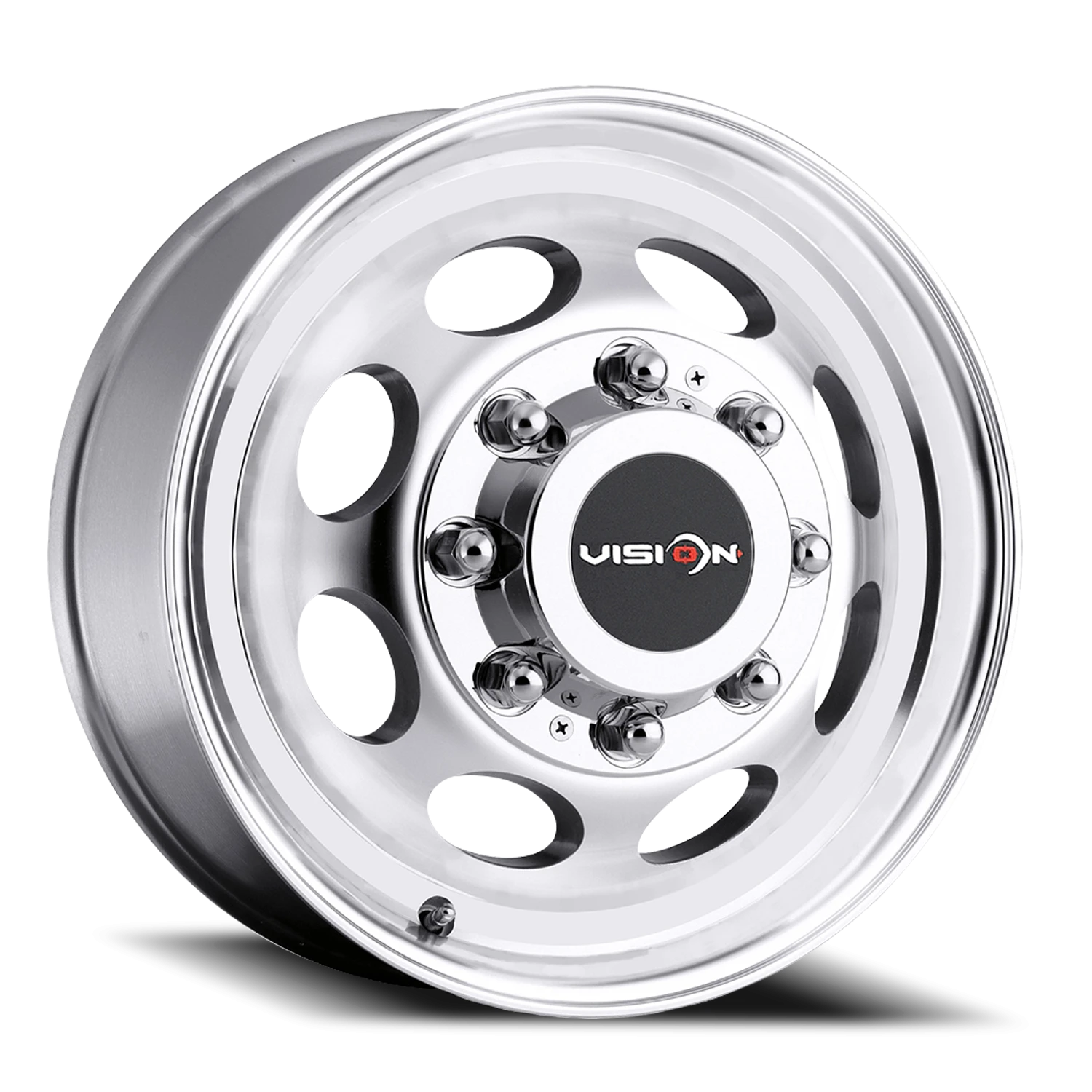 Vision Frt 19.5X6.75 Machined Wheel
