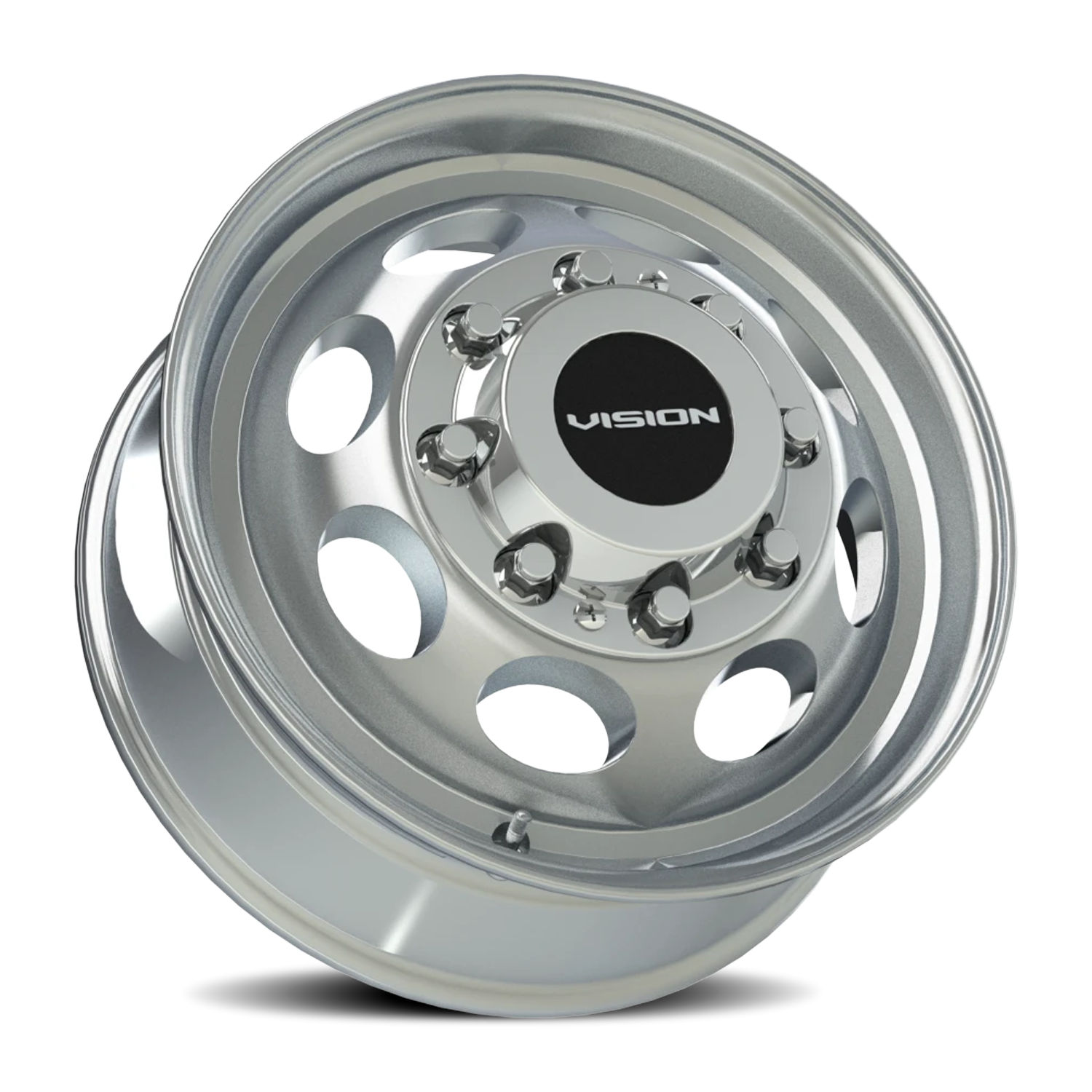 Vision Frt 19.5X6.75 Machined Wheel
