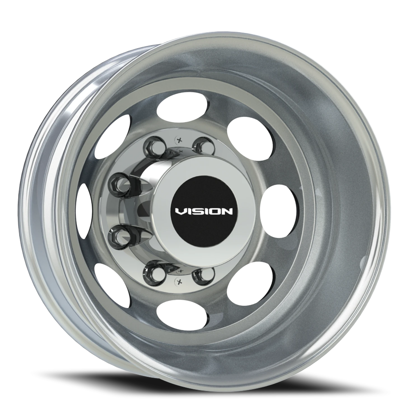 Vision Rear 19.5X6.75 Machined Wheel