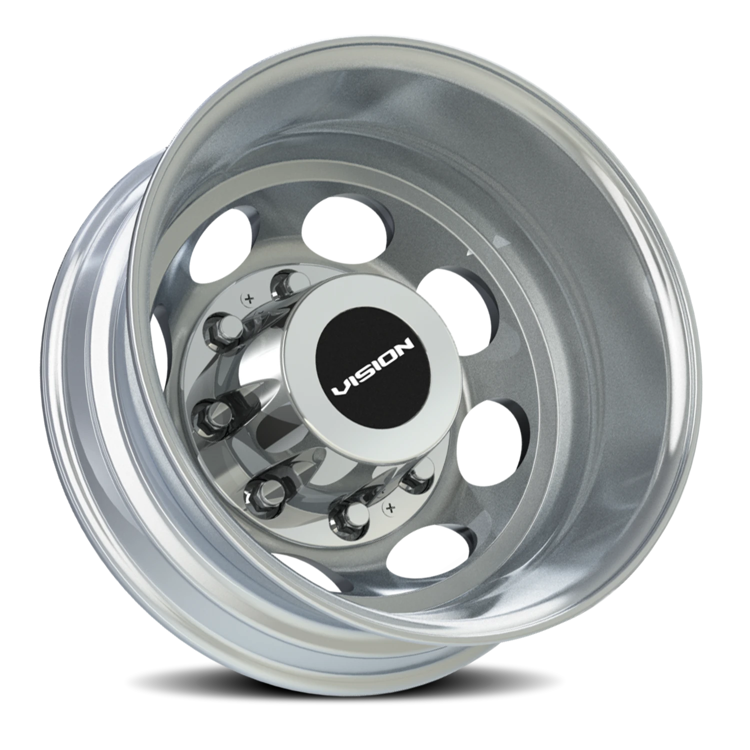 Vision Rear 19.5X6.75 Machined Wheel