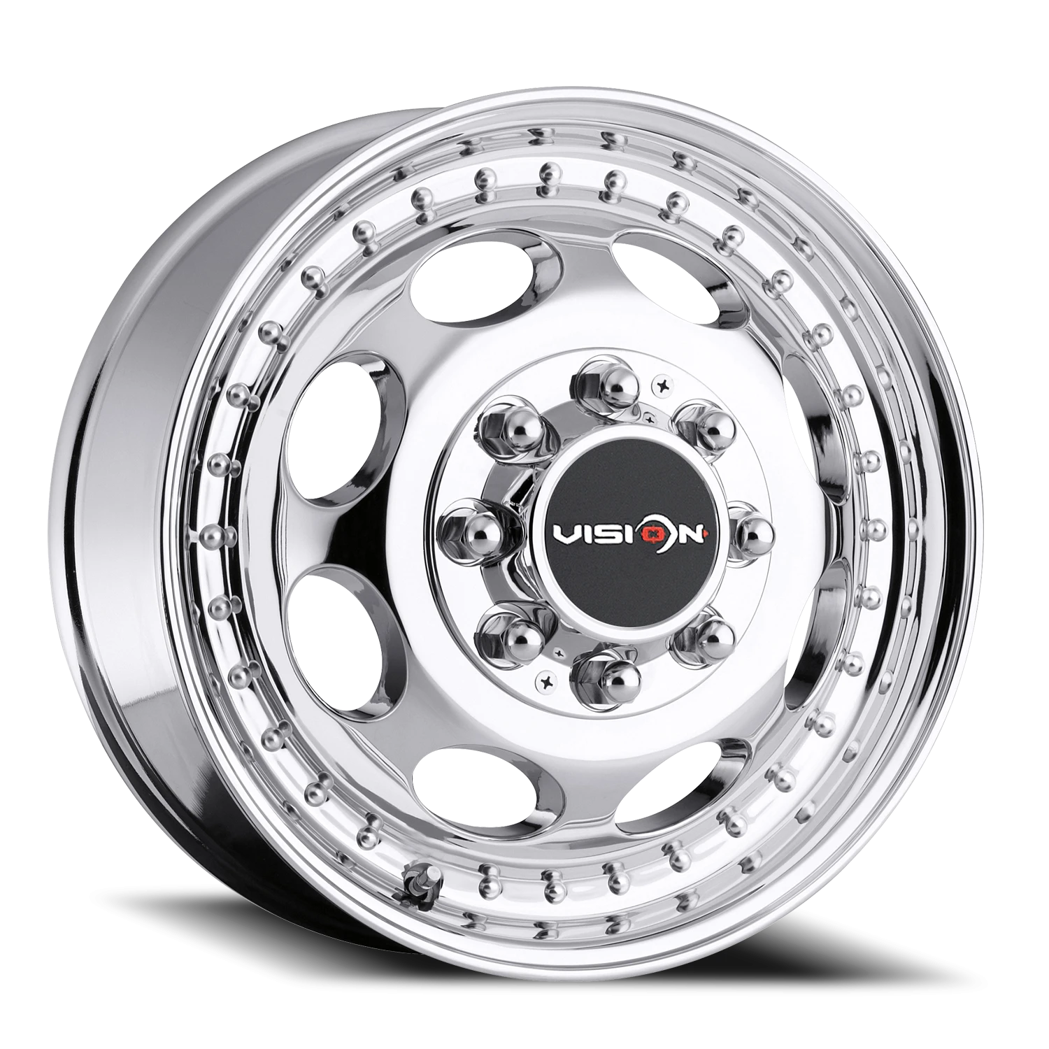 Vision Frt 19.5X6.75 Chrome Wheel