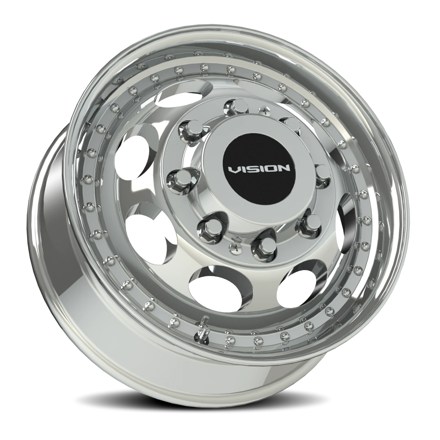 Vision Frt 16X6 Chrome Wheel
