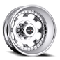 Vision Rear 19.5X6.75 Chrome Wheel