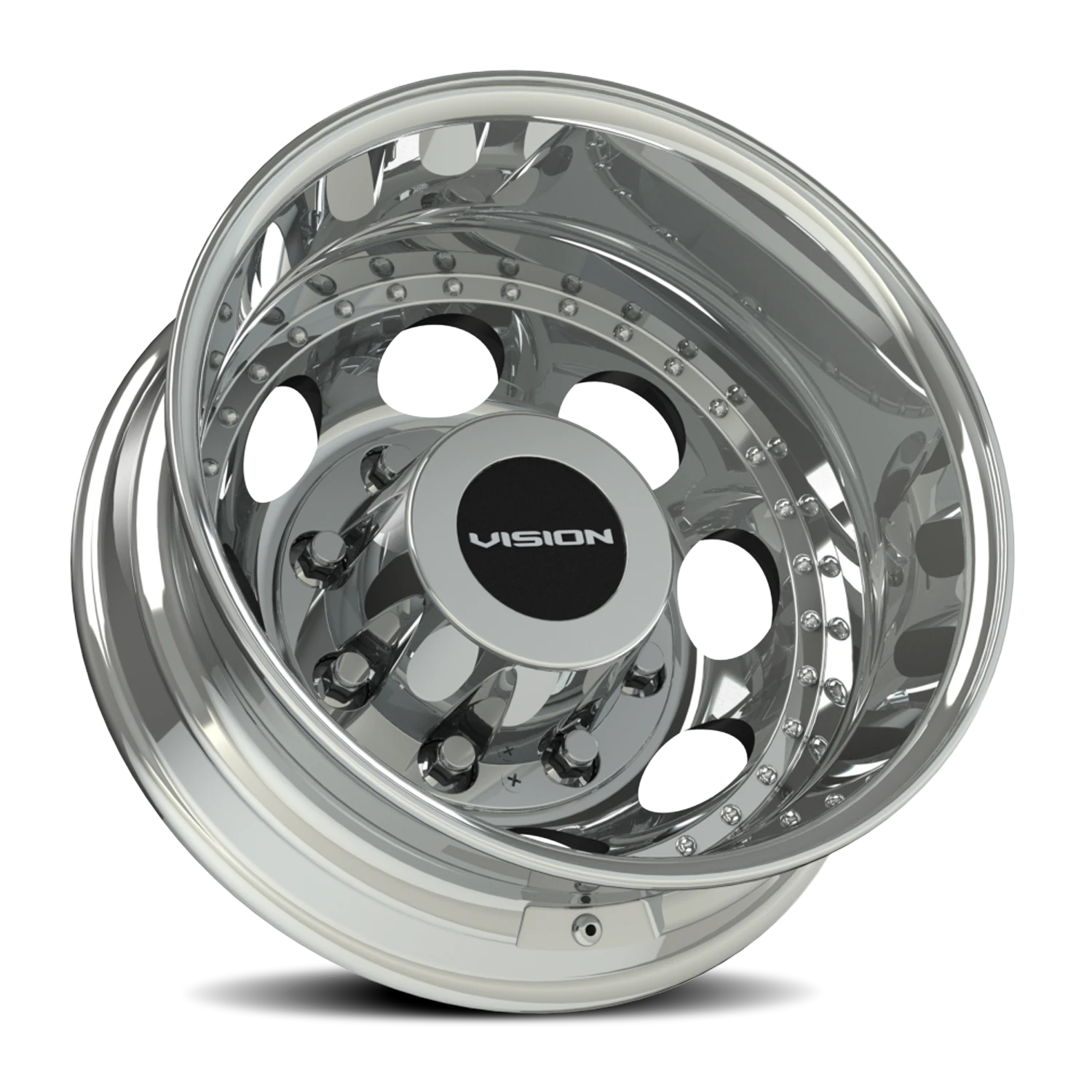 Vision Rear 17X6.5 Chrome Wheel