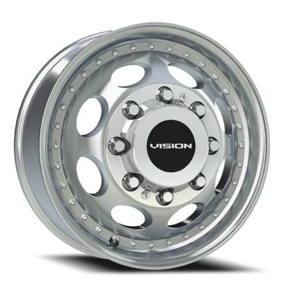 Vision Frt 17X6.5 Machined Wheel