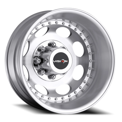 Vision Rear 19.5X6.75 Machined Wheel