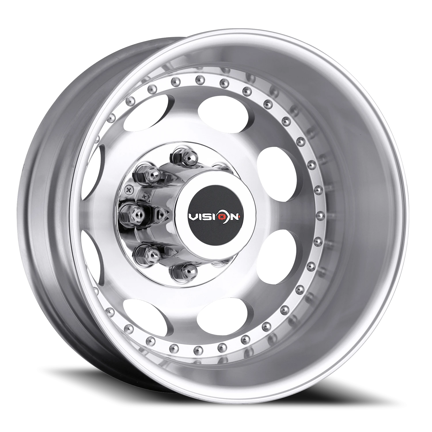 Vision Rear 17X6.5 Machined Wheel