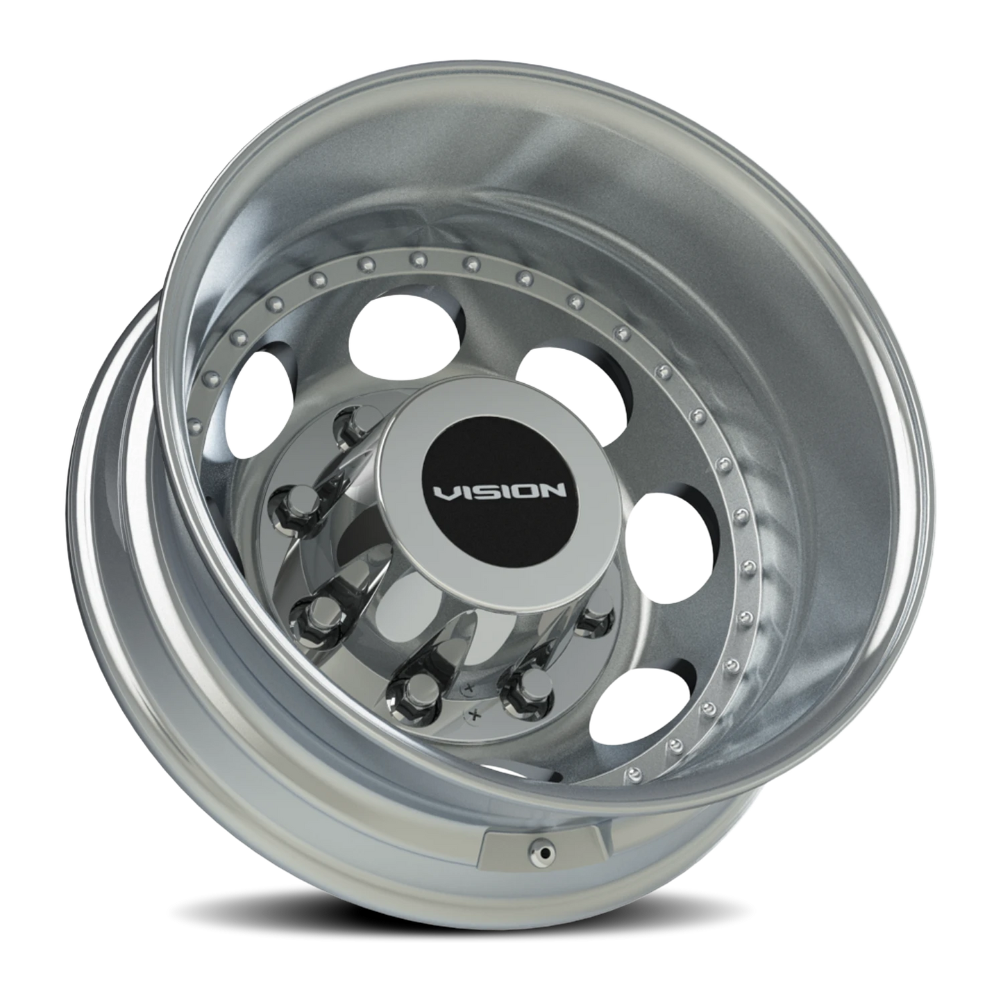 Vision Rear 17X6.5 Machined Wheel