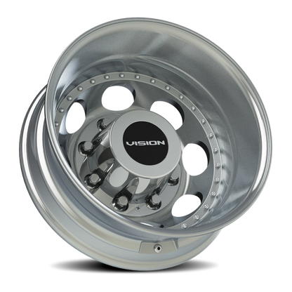 Vision Rear 17X6.5 Machined Wheel