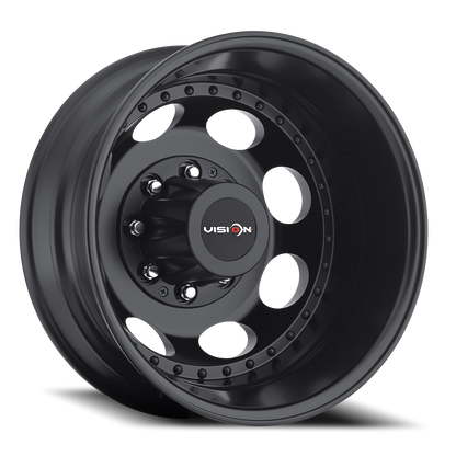 Vision Rear 17X6.5 Matte Black Wheel