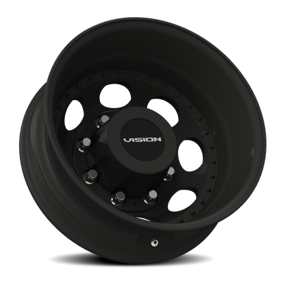 Vision Rear 19.5X6.75 Matte Black Wheel