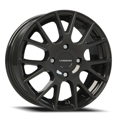 Vision Hellion 15X6.5 Gloss Black Wheel