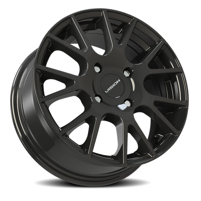 Vision Hellion 15X6.5 Gloss Black Wheel