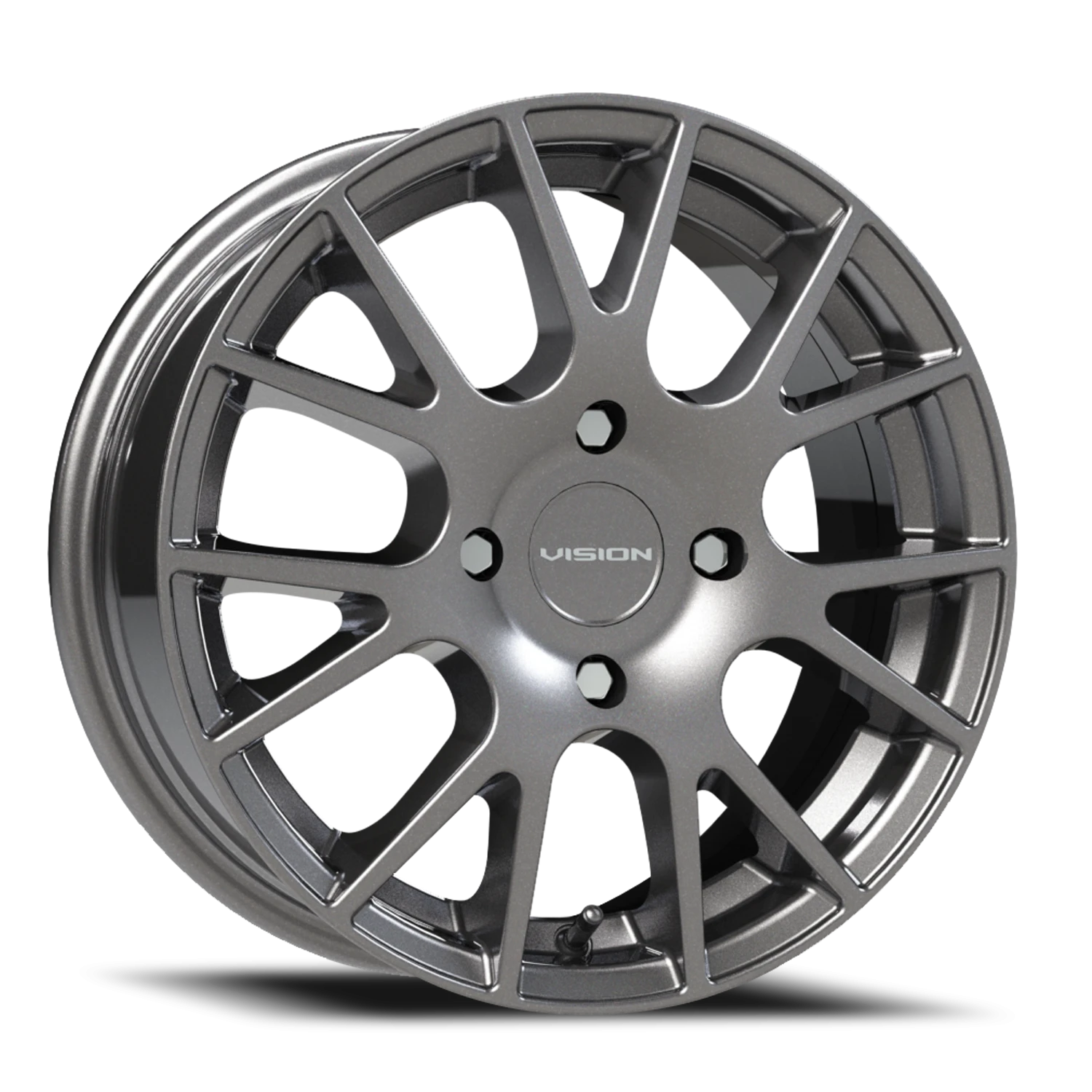 Vision Hellion 15X6.5 Gunmetal Wheel