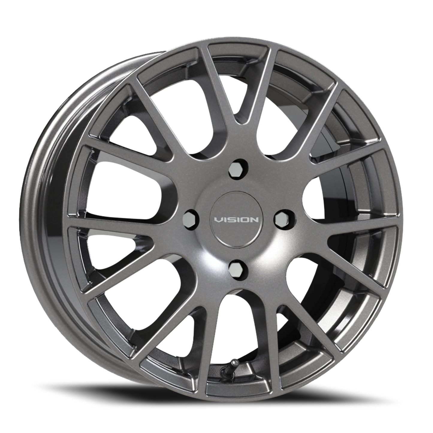 Vision Hellion 15X6.5 Gunmetal Wheel