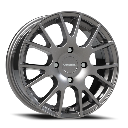 Vision Hellion 15X6.5 Gunmetal Wheel