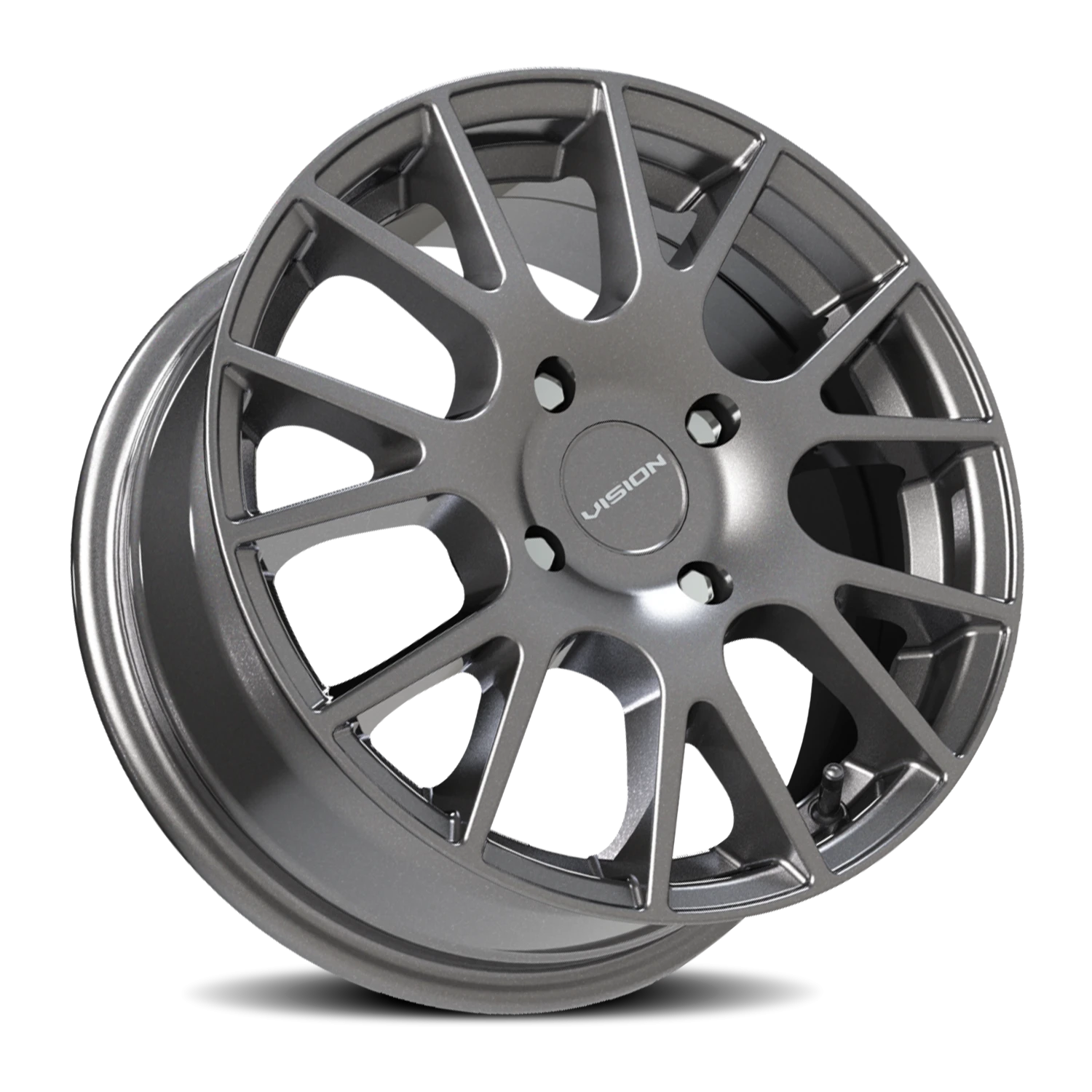 Vision Hellion 15X6.5 Gunmetal Wheel