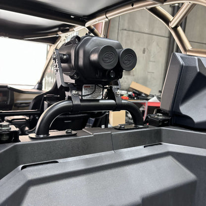Helmet Particle Separator Lower Mounting Bar Attachment for 2020-2024 RZR Pro XP, 2022-2024 Polaris Turbo R & 2022-2025 Polaris RZR PRO R