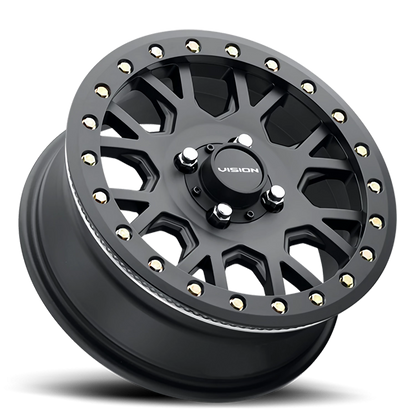 Vision Invader 15X6 Satin Black Wheel