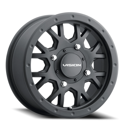 Vision Invader 14X7 Satin Black Wheel