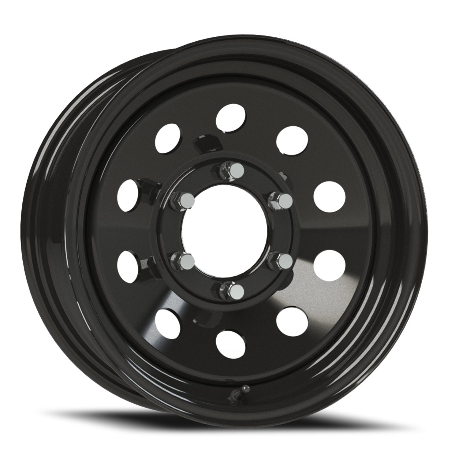 Vision Bcd 14X5.5 Black Wheel
