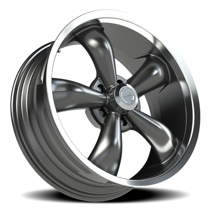 Vision LEGND5 20X9.5 Gunmetal Machined Lip Wheel