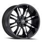 Vision Manic 18X9 Gloss Black Machined Face Wheel