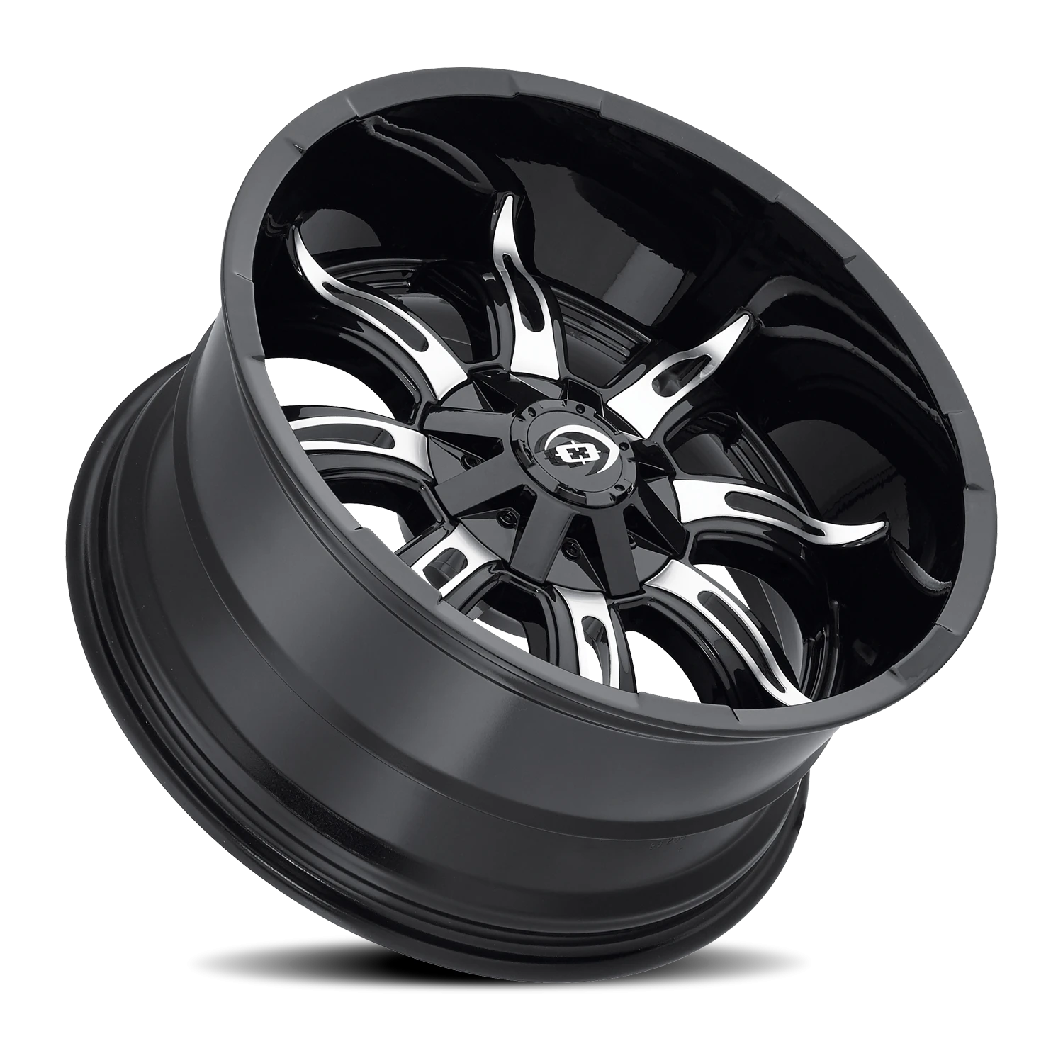 Vision Manic 18X9 Gloss Black Machined Face Wheel