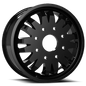 Vision Rival 20X8.25 Satin Black Wheel