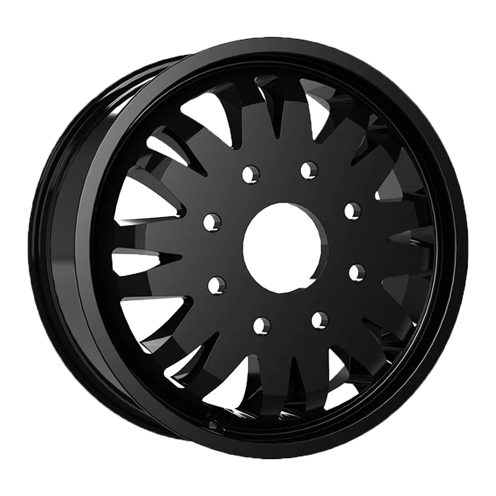 Vision Rival 20X8.25 Satin Black Wheel