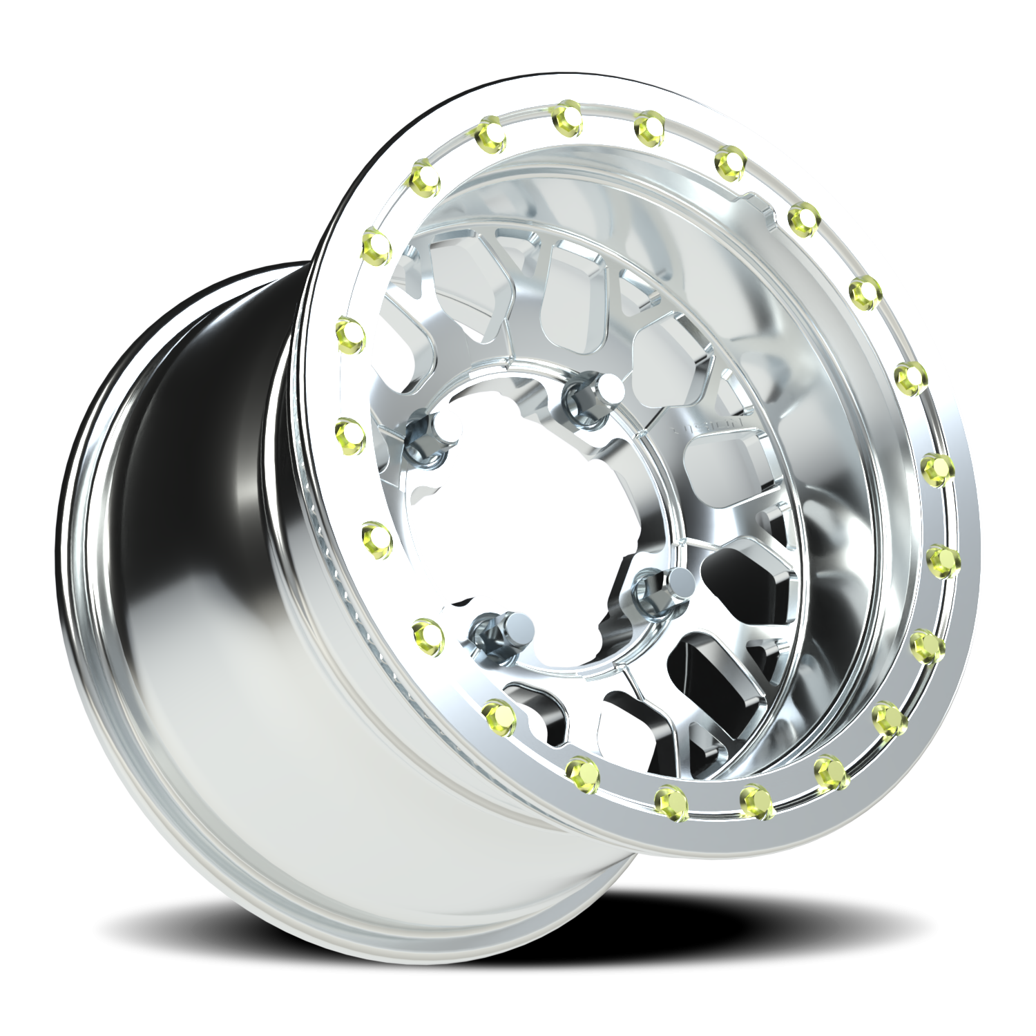 Vision STORM-NOCC 15X7 Polished Wheel
