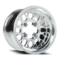 Vision STORM-NOCC 15X10 Gloss Black Milled Spoke Wheel