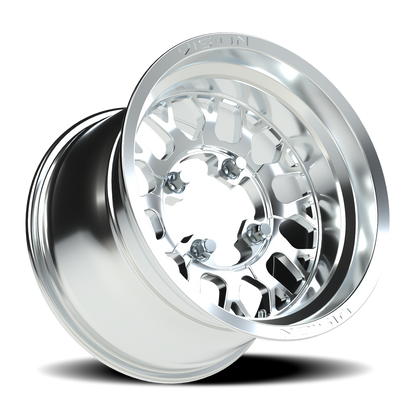 Vision STRM-NCC 15X10 Gloss Black Milled Spoke Wheel