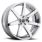 Vision Sultan 22X9.5 Chrome Wheel