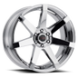 Vision Sultan 17X8 Chrome Wheel
