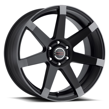 Vision Sultan 22X9.5 Matte Black w\Anthracite Spoke Ends Wheel
