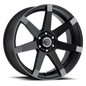Vision Sultan 22X9.5 Matte Black w\Anthracite Spoke Ends Wheel