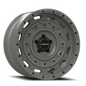 Vision Tactical 17X10 Thrashed Gun Metal Wheel