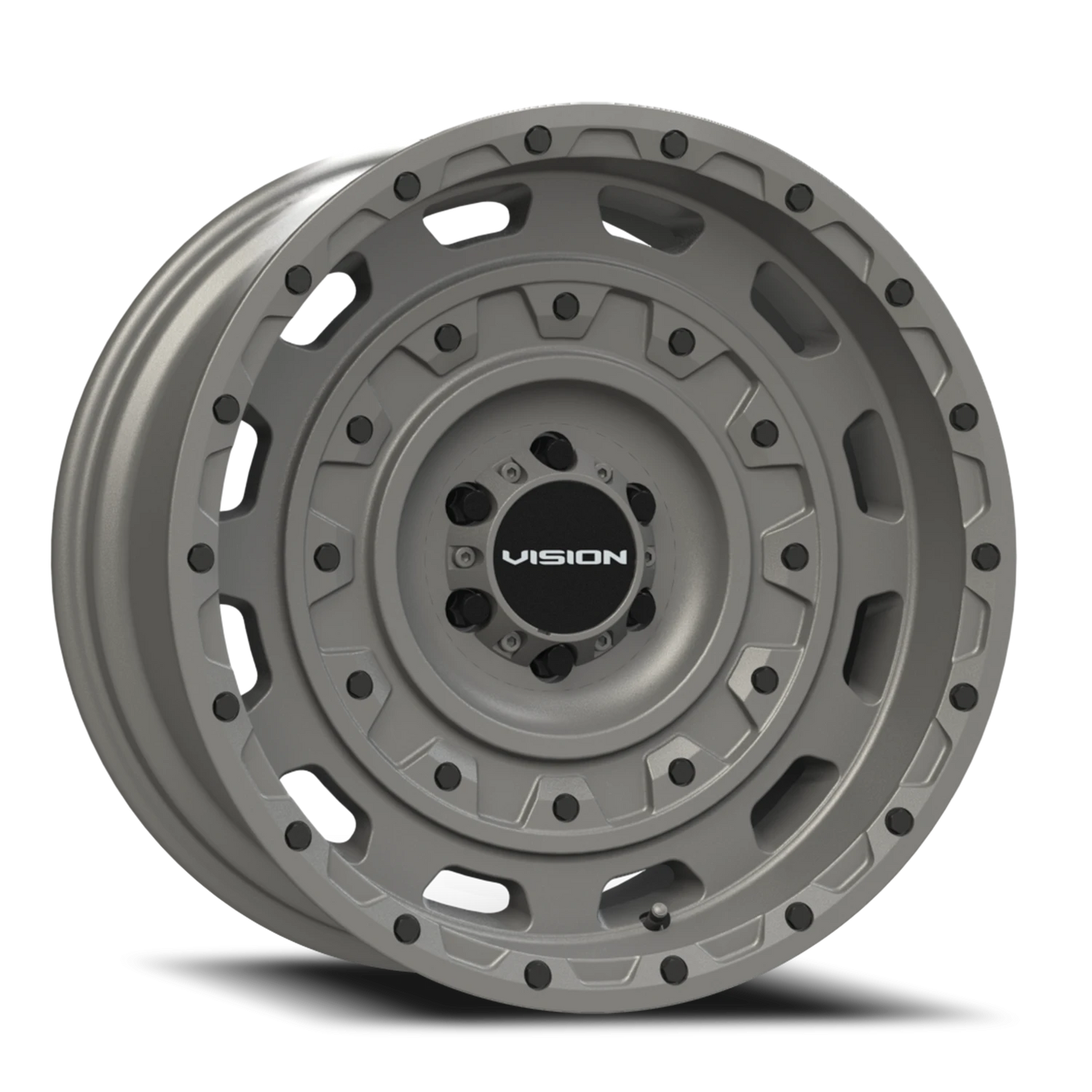 Vision Tactical 18X9.5 Thrashed Gun Metal Wheel